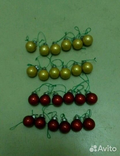 Шары новогодние. 24 шт