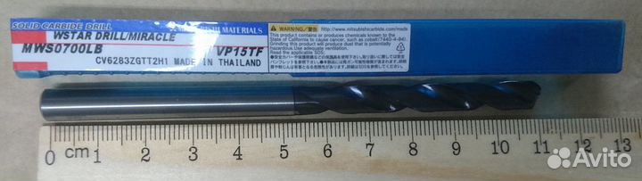 Твердосплавные сверла Mitsubishi 7мм-7.9мм