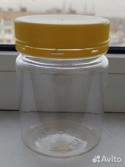 Банка пластиковая пищевая 1л 0,25л