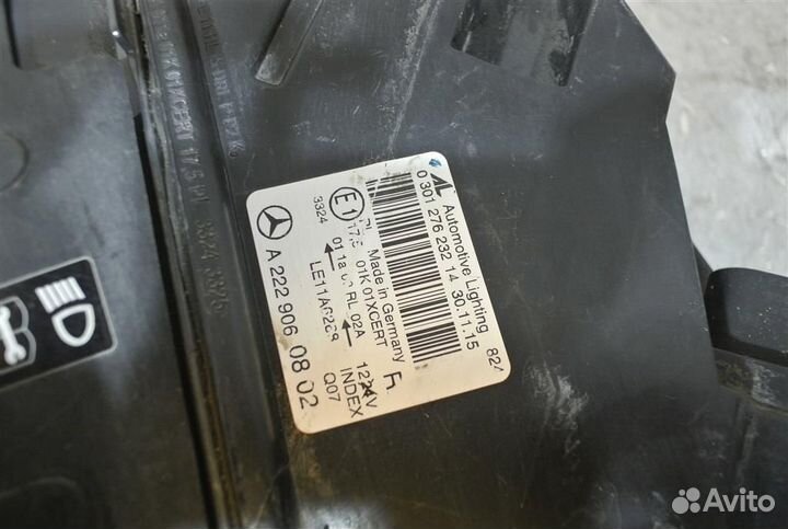 Фара правая Mercedes Benz W222 S-classe 2013