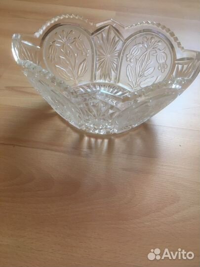 Хрустальный салатник СССР