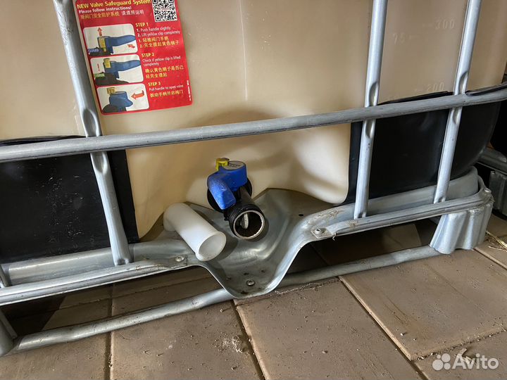 Еврокуб, емкость из под дизельного топлива