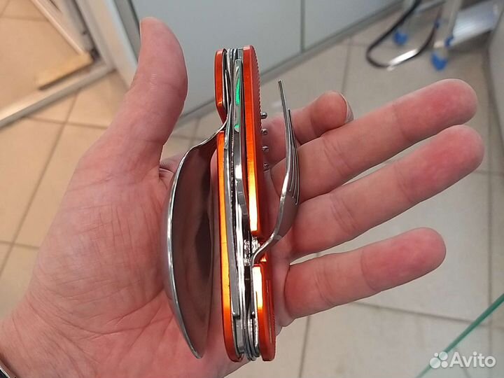 Набор ложка вилка ножик штопор