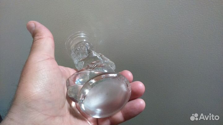 Подсвечник фигурка девушки стекло тяжелое