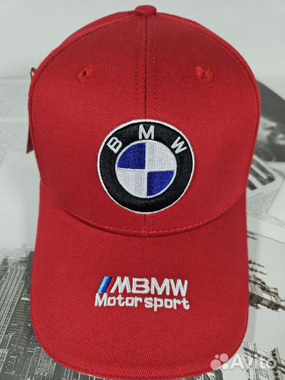Бейсболка BMW M стиль красная