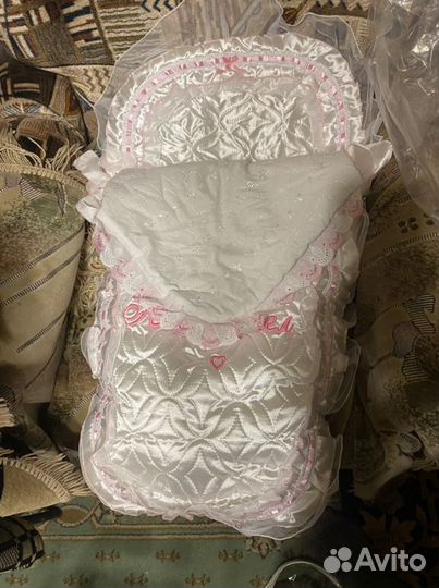 Конверт на выписку с одеялом