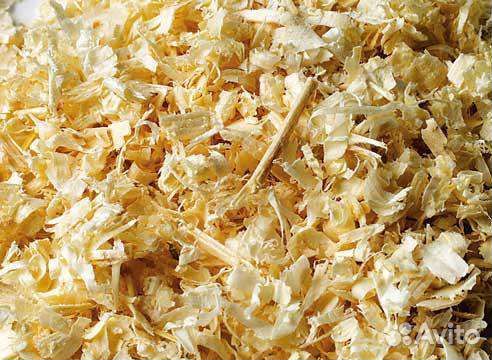 Опилки стружка в мешках