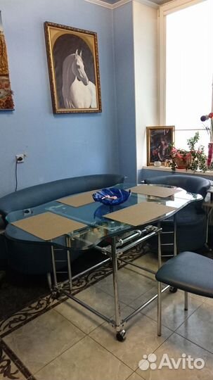 Стол обеденный стеклянный