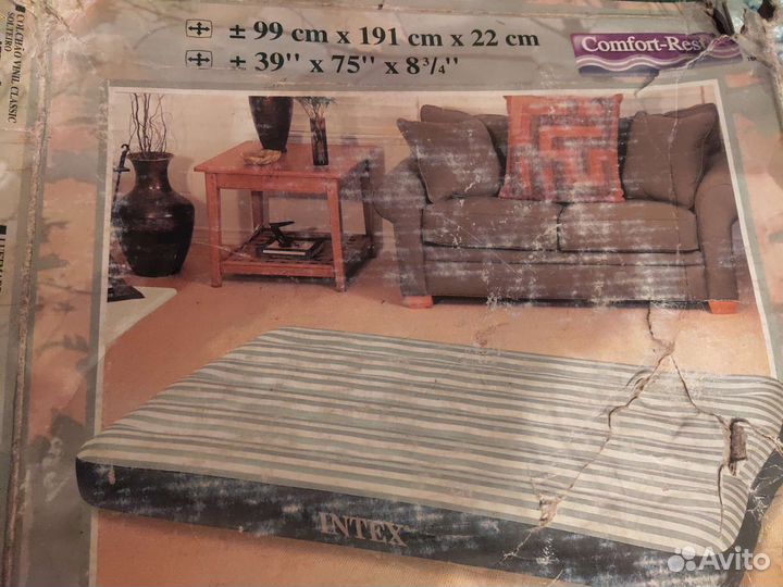 Надувной матрас intex