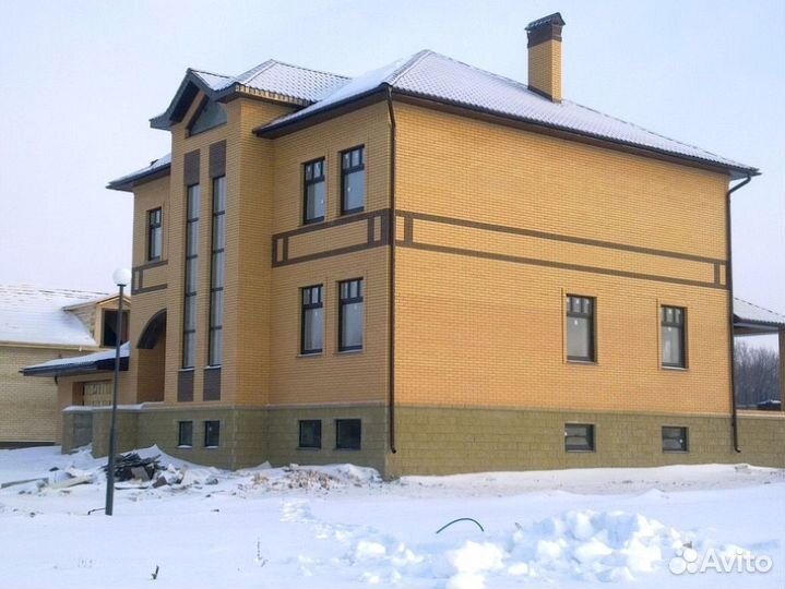 Облицовочный кирпич белый/светлый д. Демихово