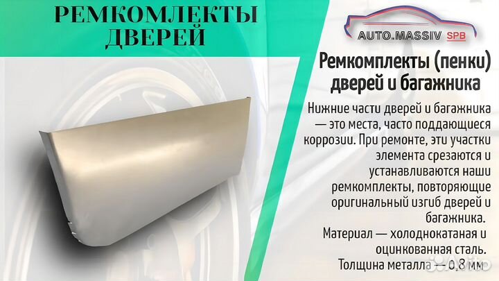 Ремвставки низа дверей Chrysler Voyager 3