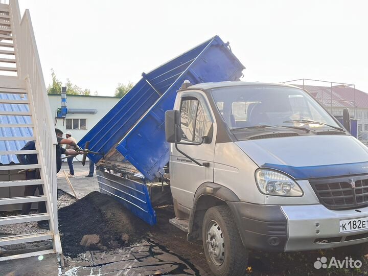 Гравий, песок, щебень, перегной