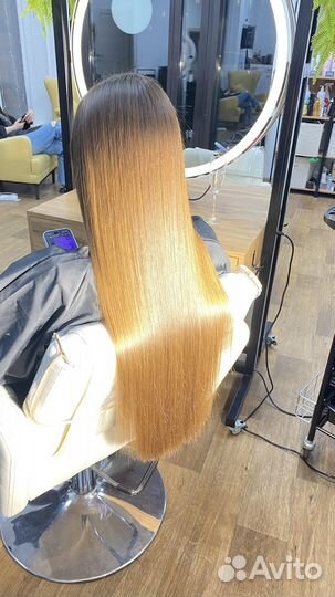 Кератиновое выпрямление волос модель