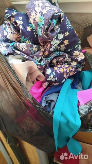 Отрезы ткани разные отдам за фрукты)