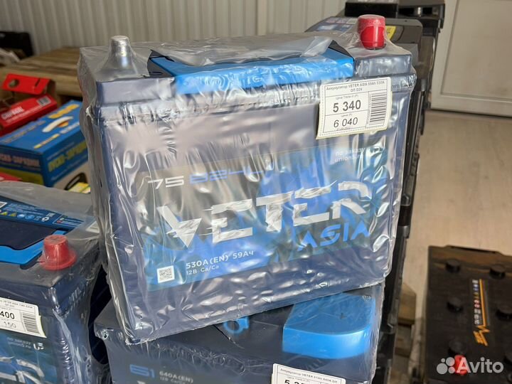 Аккумулятор Veter 59Ah (корпус B24)