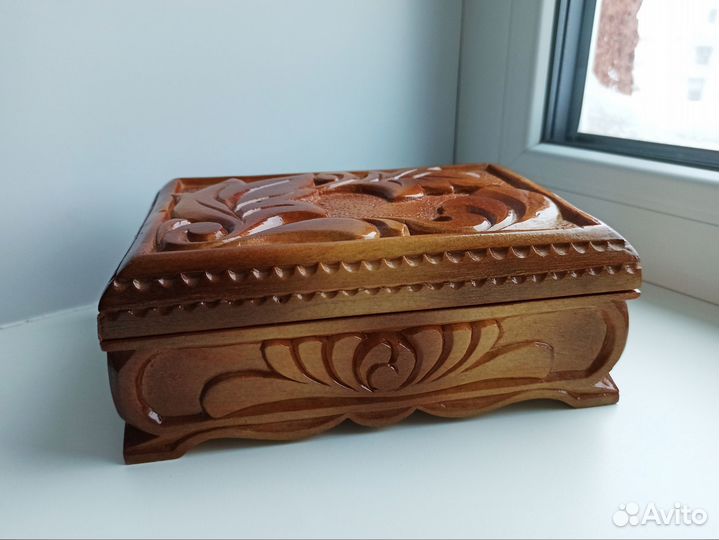 Шкатулка дерево винтаж