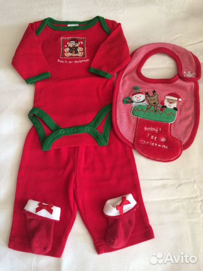 Костюм новогодний, 0-3 месяца