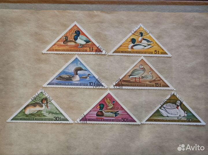 Марки Монголия