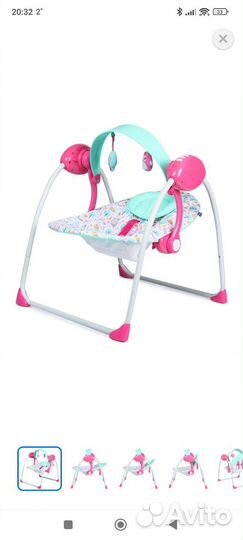 Качели Babyton sleepy pink