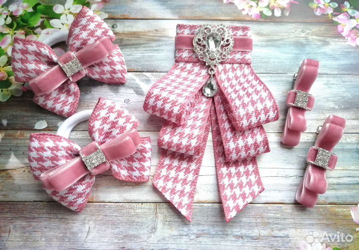 Школьный набор галстук и бантики