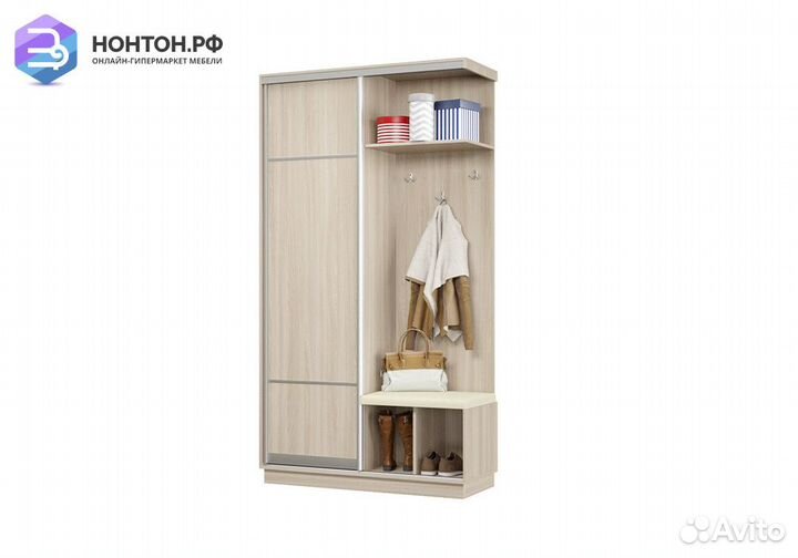 Прихожая-купе Альнаир мини ясень шимо светлый