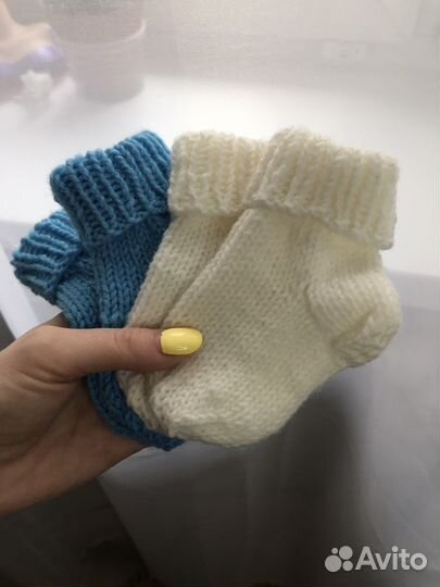 Носочки детские ручная работа