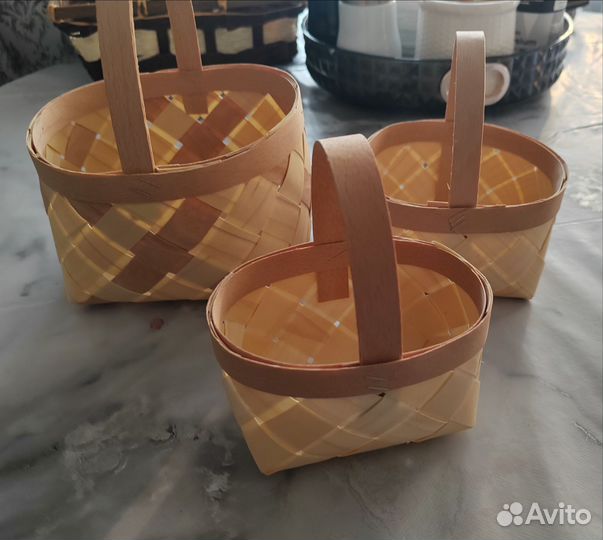 Плетеные корзинки