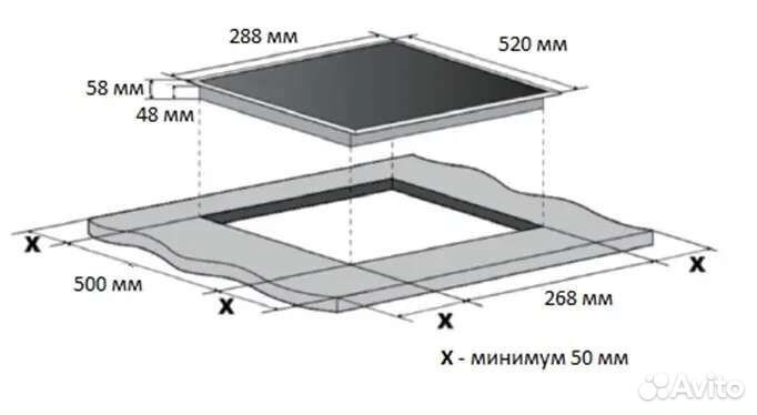 Варочная панель электрическая 2 конфорки