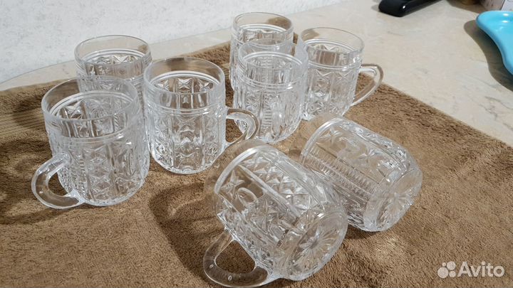 Рюмки, стаканы, бокалы (хрусталь/стекло)