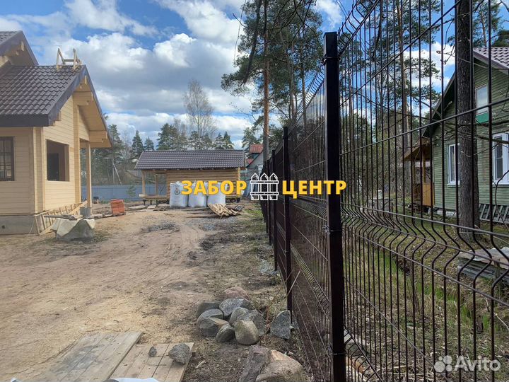 3D и 2D сварная сетка Гиттер для забора, Торжок