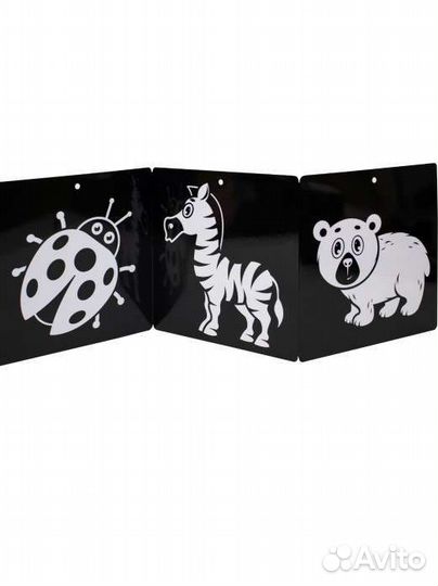 Черно-белые картинки для малышей