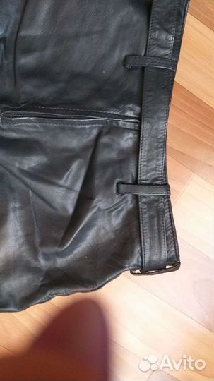 Шорты женские кожаные
