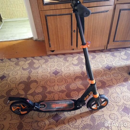 Самокат взрослый с большими колесами