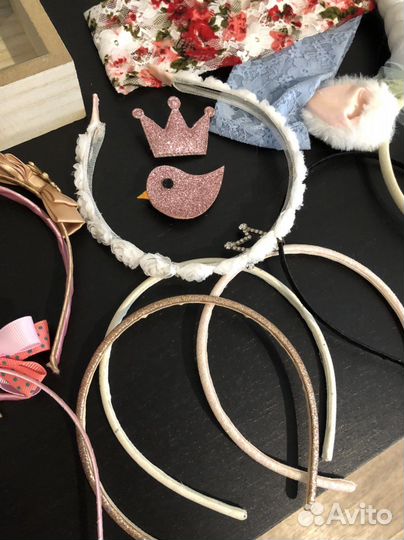 Ободки, резинки, заколки