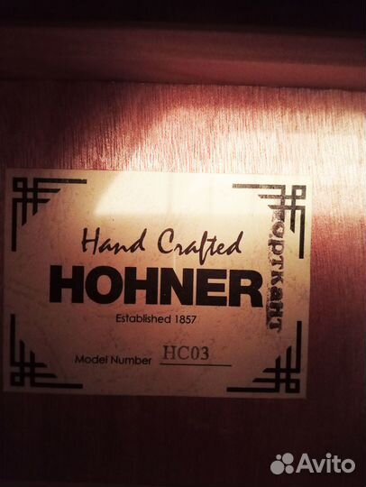 Акустическая гитара Hohner HC03 3/4 + чехол