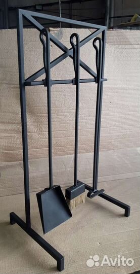 Кованый каминный набор