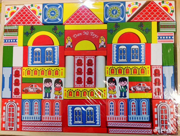 Деревянный город конструктор