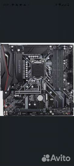 Материнская плата Gigabyte z390 m gaming