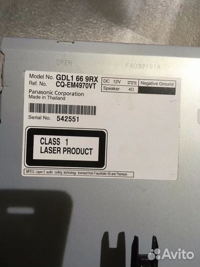 Штатная магнитола для Mazda 6 GH