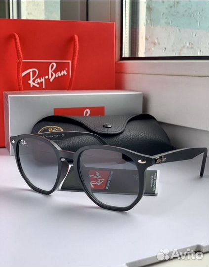 Очки ray ban hexagonal 54 пепельные