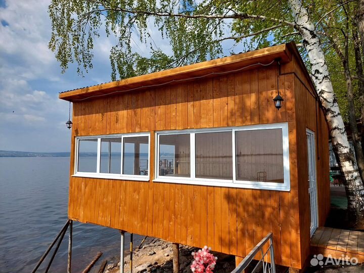 Аренда беседка на берегу камы