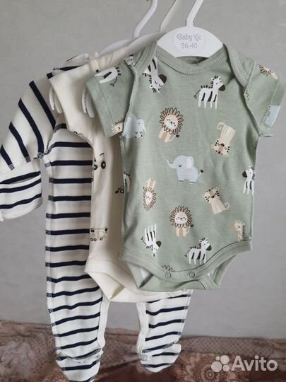 Детские вещи новые пакетом для мальчика 56-62