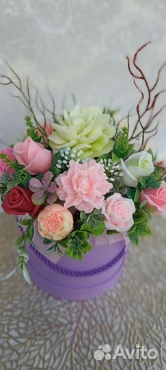 Букет цветов из мыла