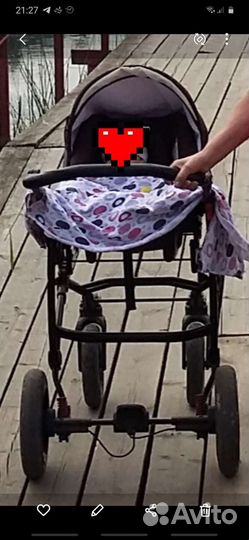 Коляска 3 в 1 DorJan Prestige Butterfly (3 в 1)