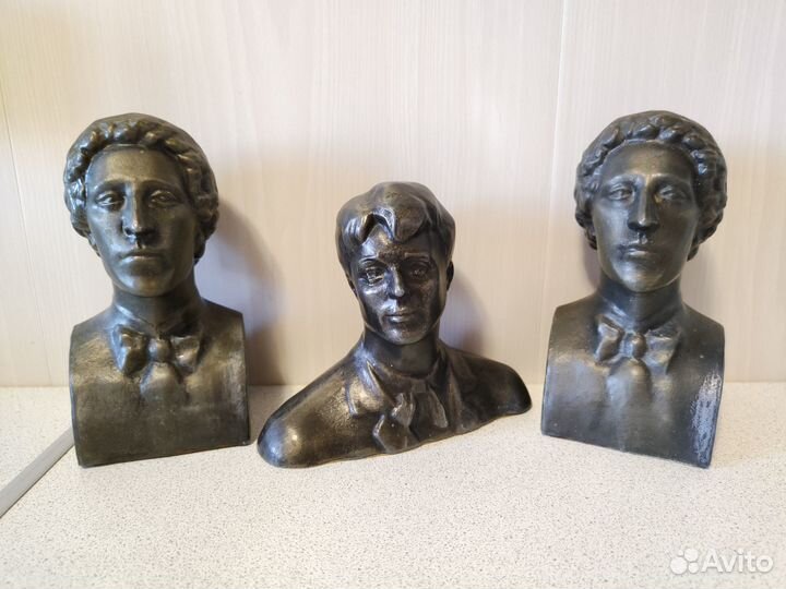 Статуэтка,бюст Александр Блок,С.Есенин.СССР