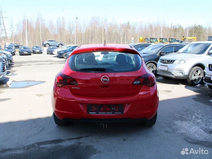 Opel Astra 1.6 AT, 2012, 93 500 км