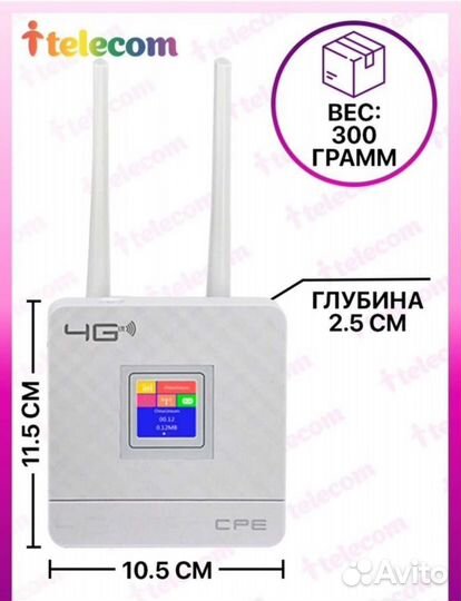 Wifi роутер 4g модем роутер безлимит