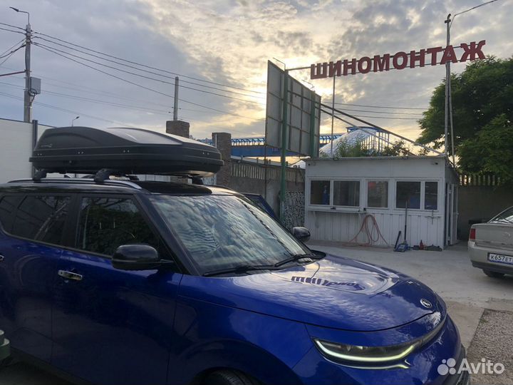 Автобокс на крышу active M (450 л) Аэродинамически