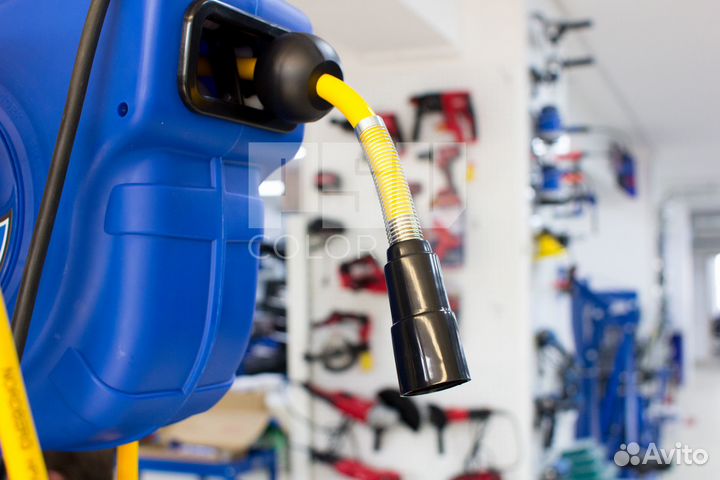 Шланг на самоскручивающейся катушке, 14 м