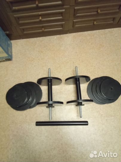 Гантели разборные